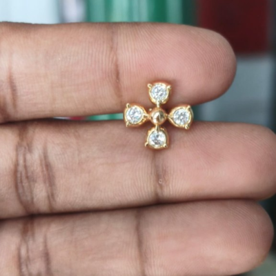 Panchaloham 4 stone studs